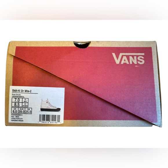 Vans Women's SK8-Hi DR MTE-2 Shoes in Rose Smoke Women’s size 8.5 - Picture 14 of 14